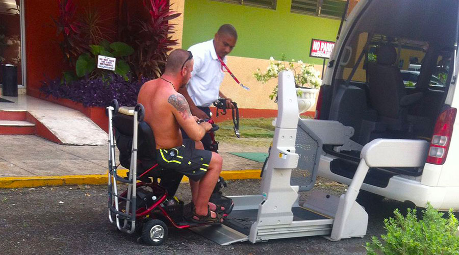 Photo Gallery | Jamaica Wheelchair Taxi - transport for wheelchair passengers