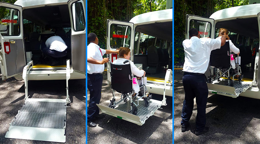 Photo Gallery | Jamaica Wheelchair Taxi - transport for wheelchair passengers